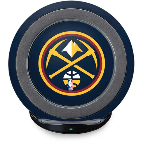 NBA Denver Nuggets Large Logo Fast Charge Wireless Charging Stand Skin